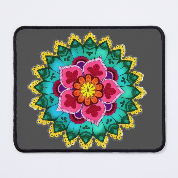 Item preview, Colorful Floral Mandala designed and sold by HealingArtByLna.