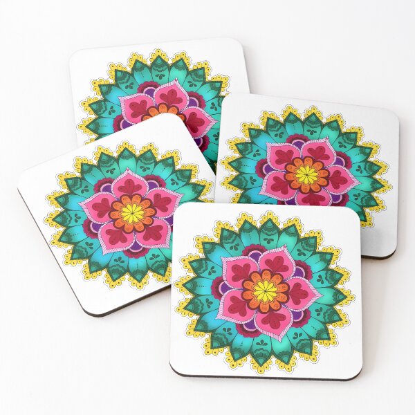 Item preview, Colorful Floral Mandala designed and sold by HealingArtByLna.