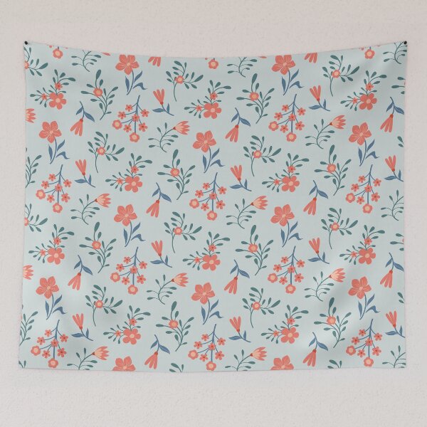 Item preview, Coral Meadow Floral Pattern designed and sold by Kozee.