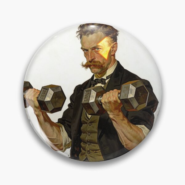 Item preview, Nietzsche Gym God Is Dead But Gains Are Eternal - Funny Philosophy designed and sold by HistoricHumor.