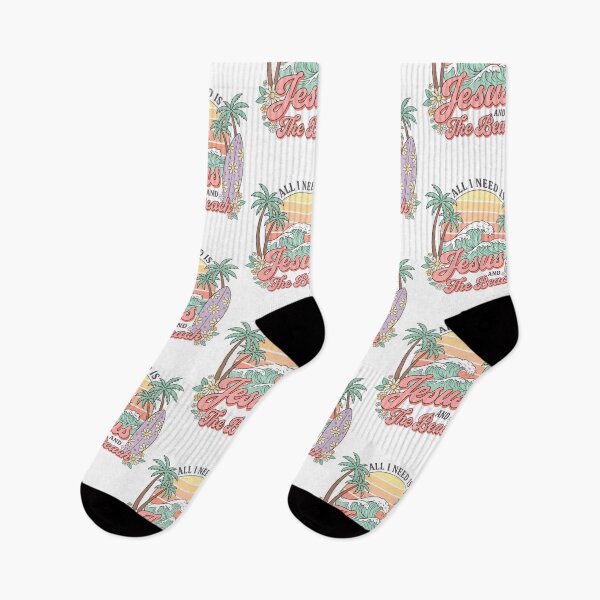 Item preview, All I need is Jesus and the beach designed and sold by Tiny-Love ⭐⭐⭐⭐⭐.