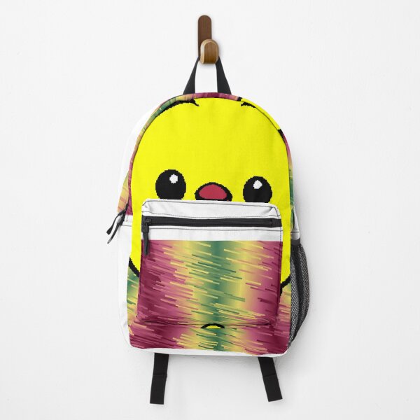 Item preview, Kawaii Yellow Chick Psychedelic Background Rays designed and sold by AstronautMerch.