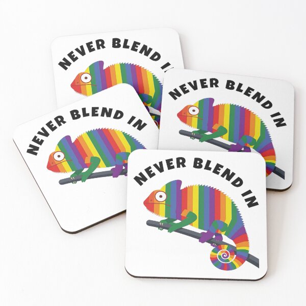 Item preview, Never Blend In Rainbow  Chameleon Pride designed and sold by Fantabuloustef.