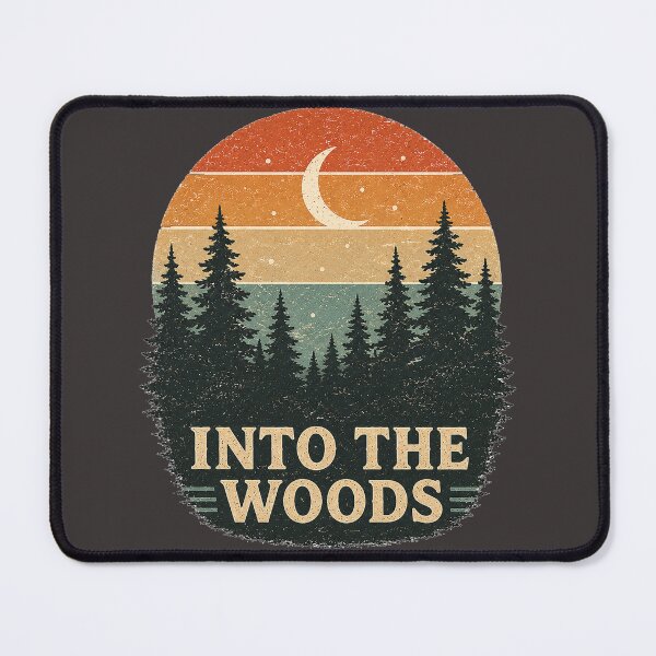 Item preview, Into The Woods Vintage Forest Adventure Graphic designed and sold by Golden Era Studio.