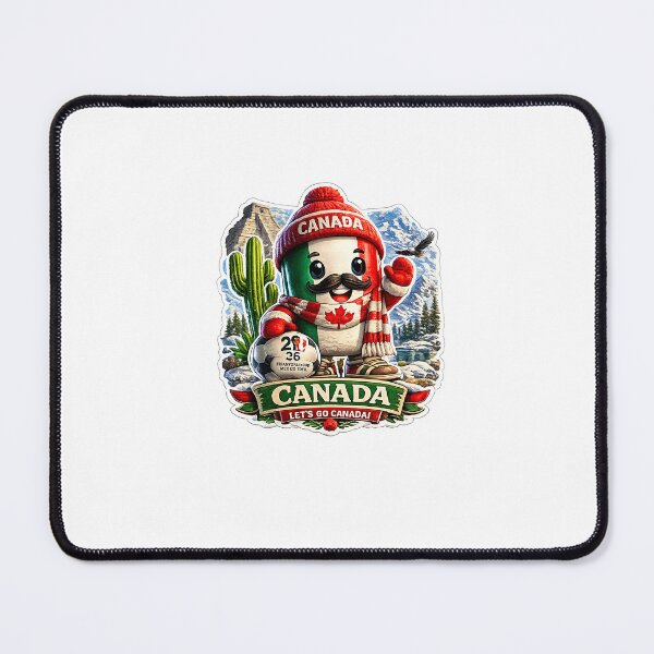 Item preview, Canada Soccer Fan Sticker | Cute Canadian Football Mascot designed and sold by Julianto Tri Rizki.