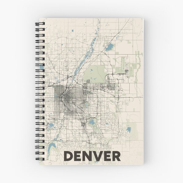 Item preview, Denver Map designed and sold by MapsNerd.