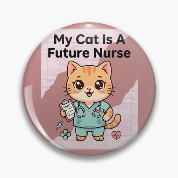 Item preview, My Cat Is A Future Nurse Cute Cat Lover Nursing Student Gift Funny Inspirational Quote Future RN Veterinary Humor Design designed and sold by Im-Ara.