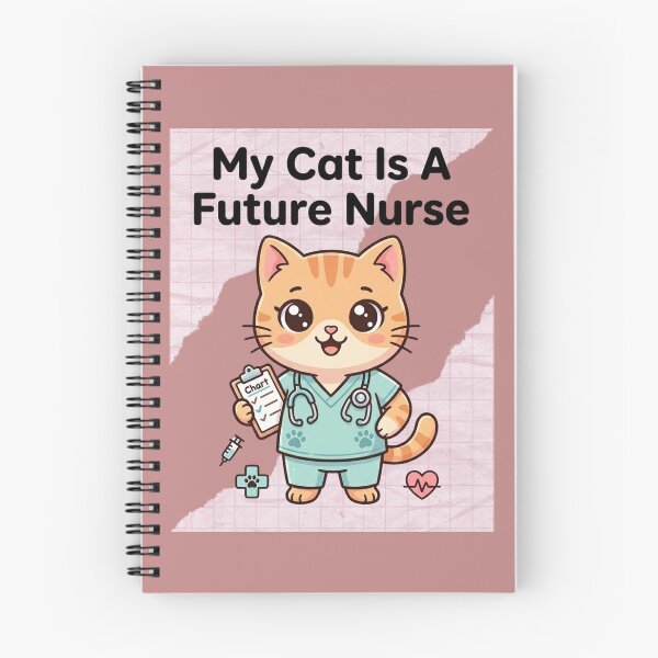 Item preview, My Cat Is A Future Nurse Cute Cat Lover Nursing Student Gift Funny Inspirational Quote Future RN Veterinary Humor Design designed and sold by Im-Ara.