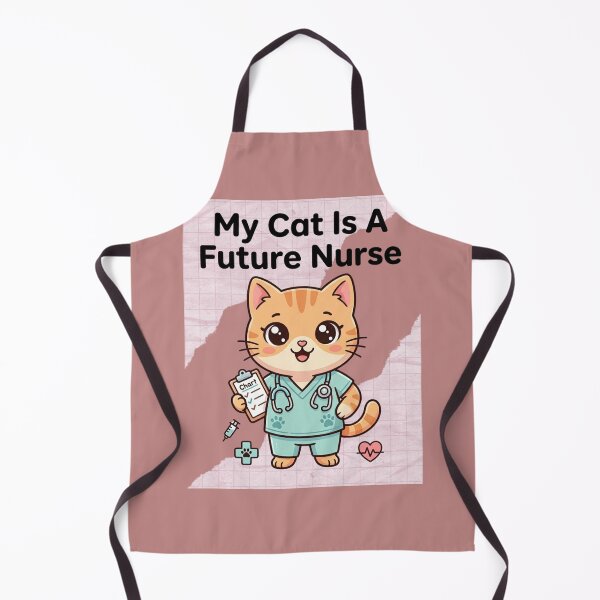 Item preview, My Cat Is A Future Nurse Cute Cat Lover Nursing Student Gift Funny Inspirational Quote Future RN Veterinary Humor Design designed and sold by Im-Ara.