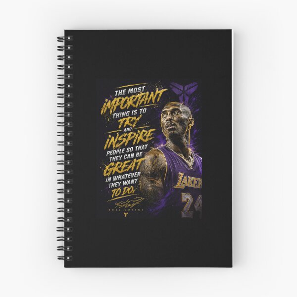 Item preview, The most important thing is to try and inspire people so that they can be great in whatever they want to do. Kobe Bryant designed and sold by BallerQuotes.