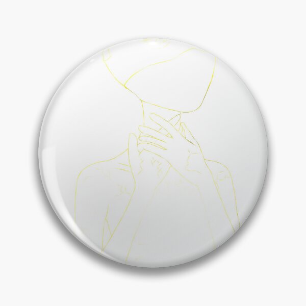 Item preview, Silent crack Cry — Sad Neon Line Art Portrait designed and sold by kerissfantasyart .