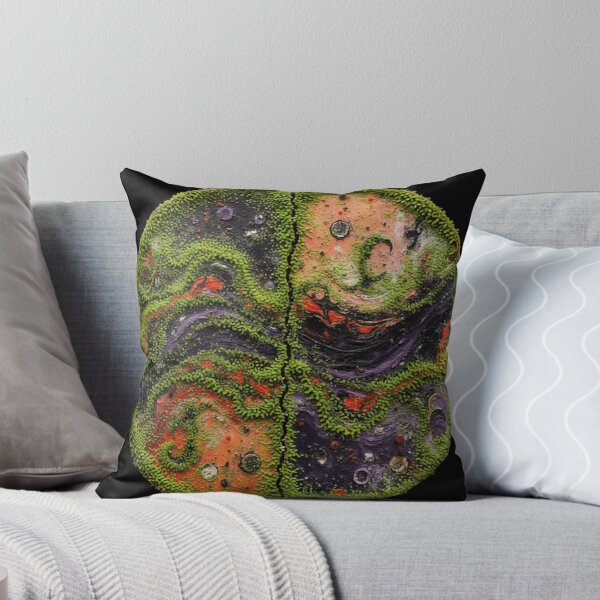 Item preview, cosmic waves round moss algae colorful geometric abstract designed and sold by SmashingDeals.