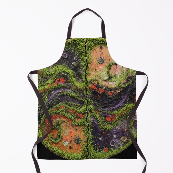 Item preview, cosmic waves round moss algae colorful geometric abstract designed and sold by SmashingDeals.