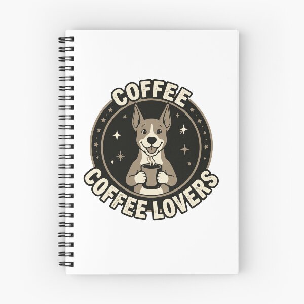 Item preview, Coffee Lovers Cute Dog Vector designed and sold by FlatInkStudio.