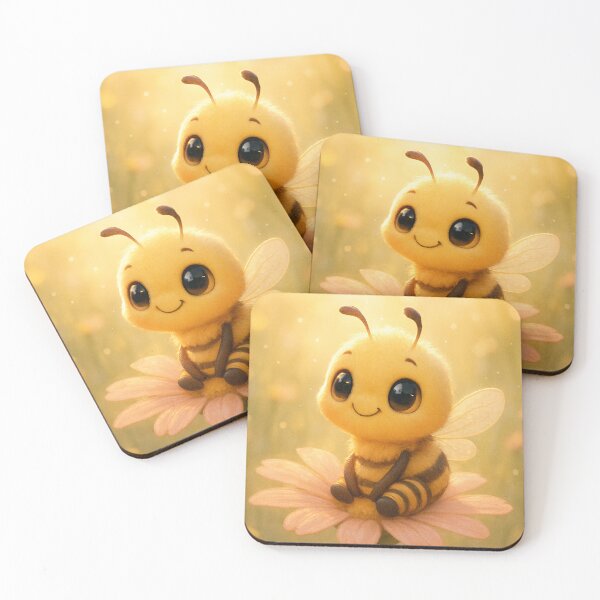 Item preview, Cozy Bee on Flower Aesthetic designed and sold by IRYNASHOP.