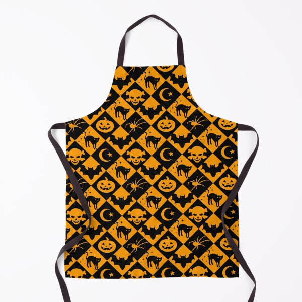 Item preview, Halloween Black Orange Harlequin Pattern designed and sold by ArtVixen.