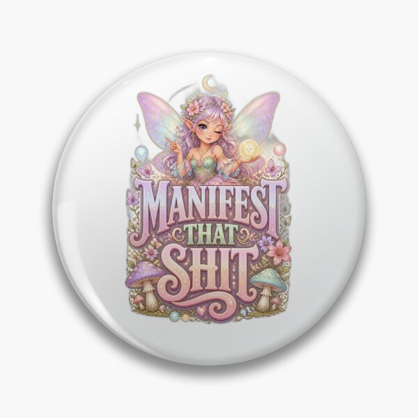 Item preview, Manifest That Sh*t Funny Motivational Retro Aesthetic Gift designed and sold by BigLove Animals.