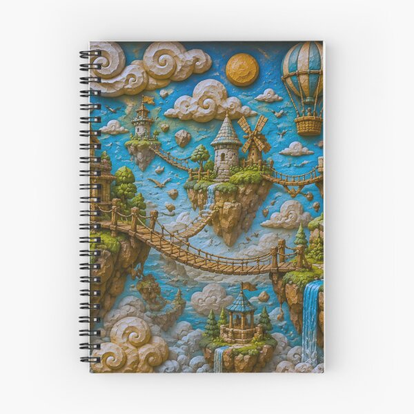 Item preview, The Floating Isles | Floating Islands Fantasy Landscape Art designed and sold by IGLCreative.