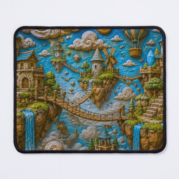 Item preview, The Floating Isles | Floating Islands Fantasy Landscape Art designed and sold by IGLCreative.