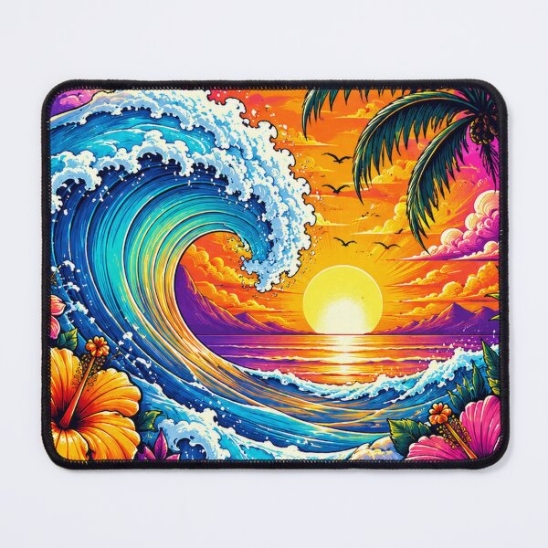 Item preview, Tropical Sunset Wave designed and sold by syotos-ai.