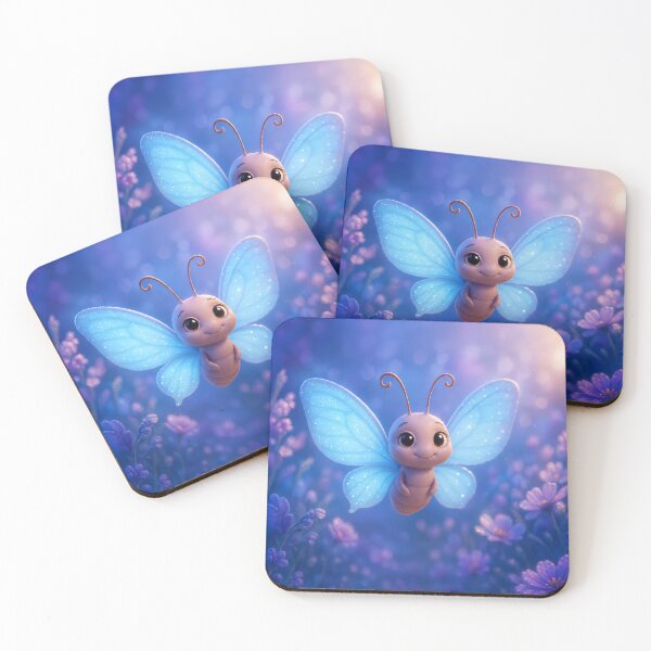 Item preview, Dreamy Blue Butterfly Fairy Aesthetic designed and sold by IRYNASHOP.