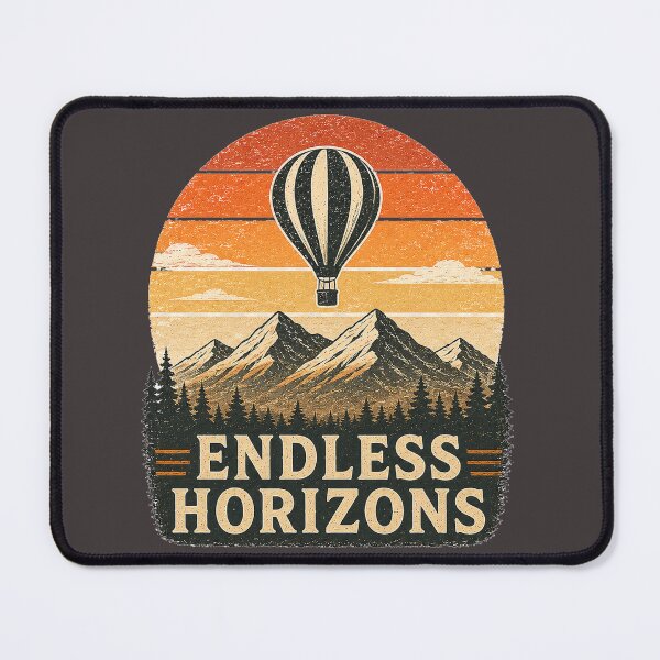 Item preview, Endless Horizons Vintage Travel Balloon Adventure designed and sold by JustResultsCo.