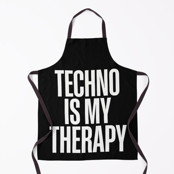 Item preview, Techno Is My Therapy Minimalist Rave Typography designed and sold by SPAZE-Typo.