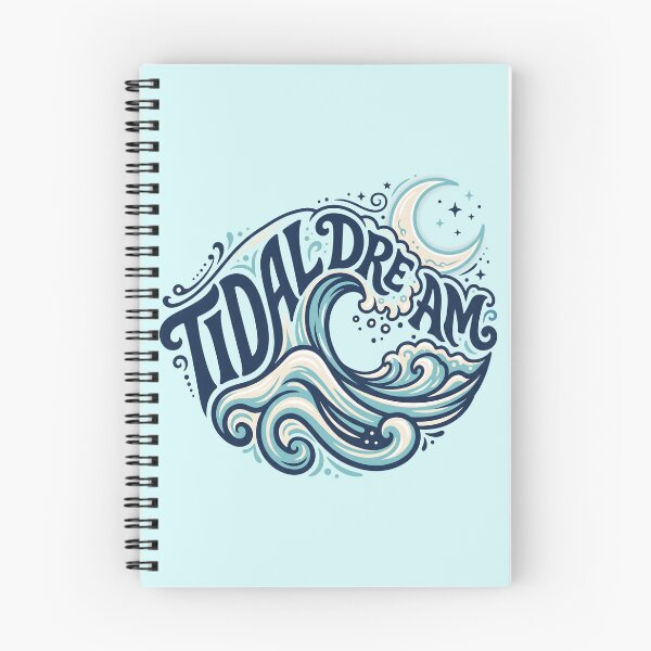 Item preview, Tidal Dream – Groovy Coastal Word Design designed and sold by Sea Gem.