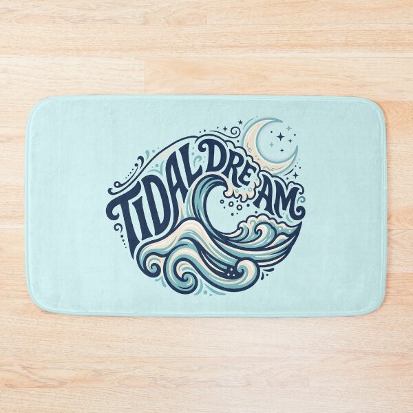 Item preview, Tidal Dream – Groovy Coastal Word Design designed and sold by Sea Gem.