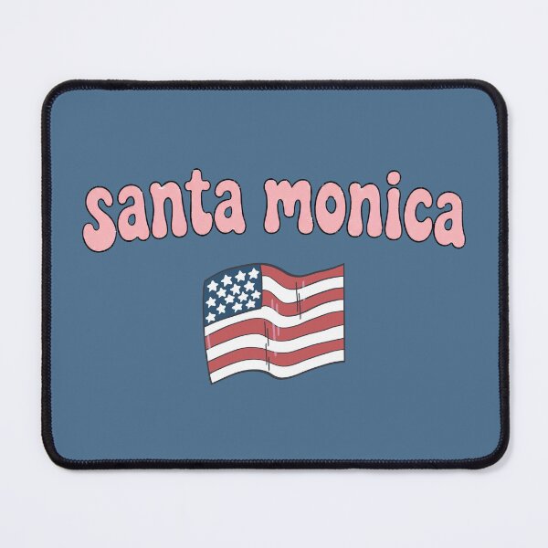 Item preview, Santa Monica California Cute Skyline Retro Beach City designed and sold by HowToCanadian.