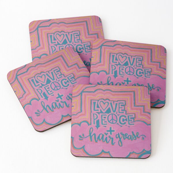 Item preview, Love, Peace, & Hair Grease designed and sold by TECHNICOLORIST.