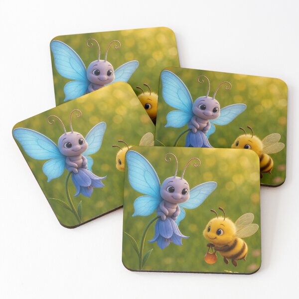 Item preview, Dreamy Bee & Butterfly Garden Friendship designed and sold by IRYNASHOP.