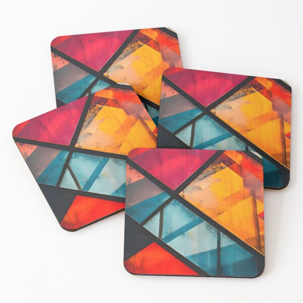 Item preview, Abstract 10 - Urban Glass Color Blocks designed and sold by NikaNavi.