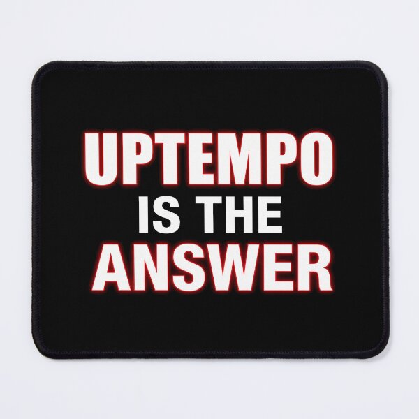 Item preview, Uptempo Is The Answer Hardcore Techno Rave designed and sold by SPAZE-Typo.