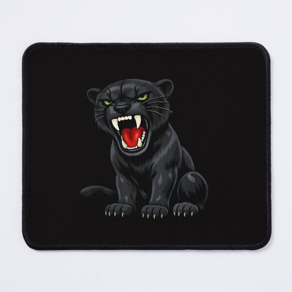 Item preview, Roaring Panther Cub – Cute Fierce Big Cat Illustration designed and sold by ROARSOME DESiGNS.