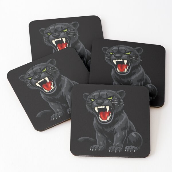 Item preview, Roaring Panther Cub – Cute Fierce Big Cat Illustration designed and sold by ROARSOME DESiGNS.