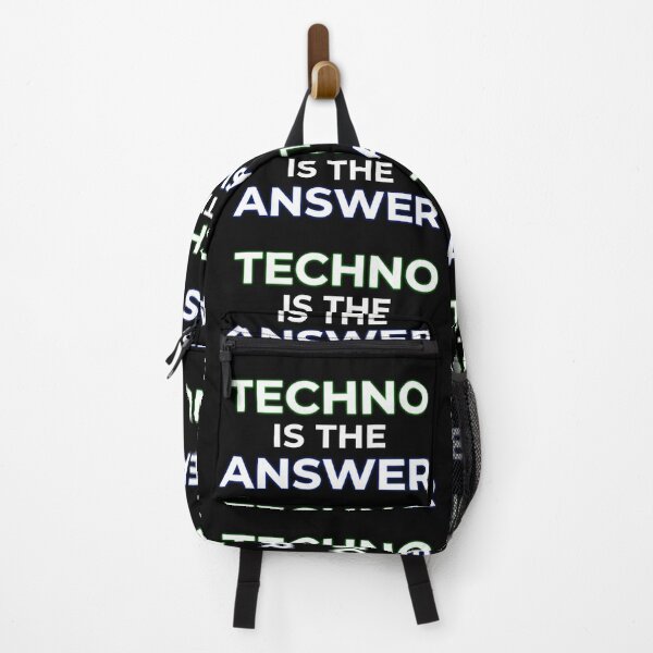 Item preview, Techno Is The Answer Underground Rave EDM designed and sold by SPAZE-Typo.