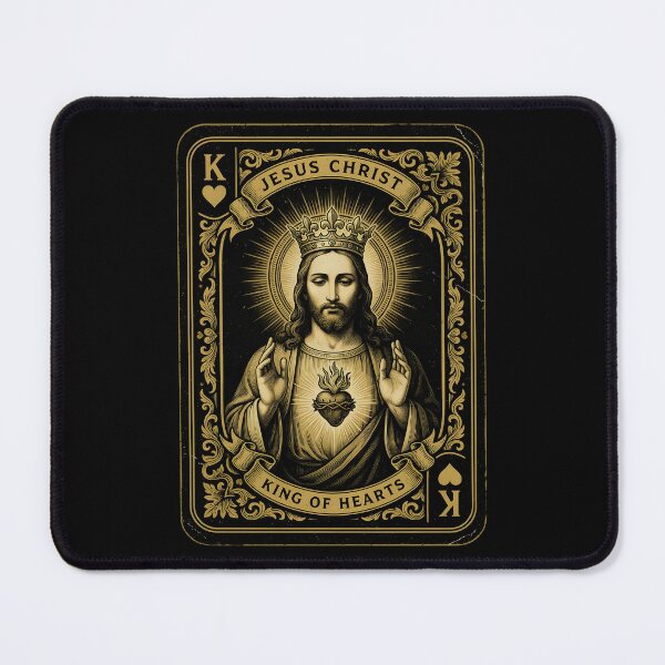 Item preview, Jesus King of Hearts Christian Faith Graphic for Card Games Lovers designed and sold by Redgiant87x.
