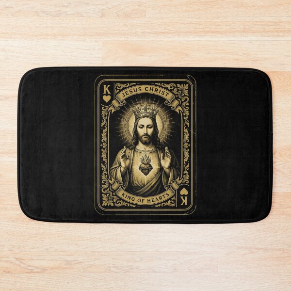 Item preview, Jesus King of Hearts Christian Faith Graphic for Card Games Lovers designed and sold by Redgiant87x.