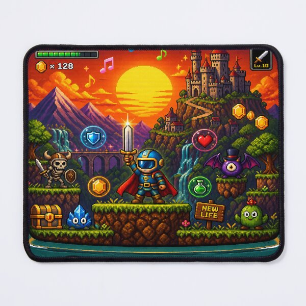 Item preview, Level Up Your Life – Retro 16-Bit Adventure Screen Tags (15): designed and sold by Shaw1Berry.