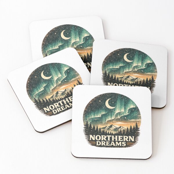 Item preview, Northern Dreams Vintage Aurora Wilderness Graphic designed and sold by Golden Era Studio.