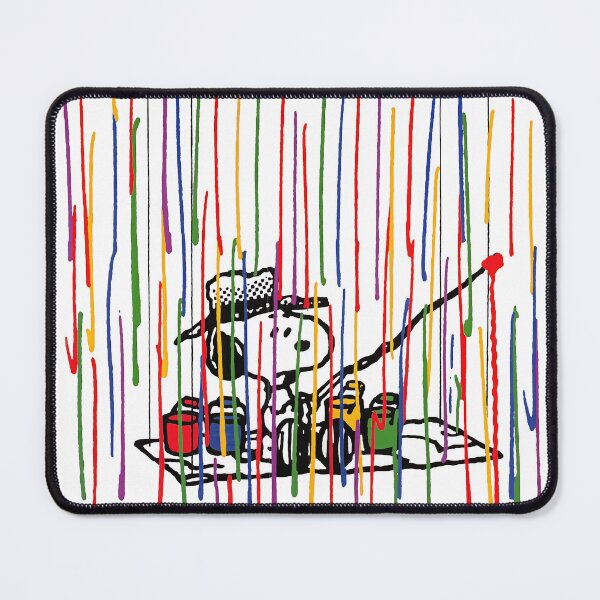 Item preview, Abstract Colorful Paint Art - Snoopy Painting designed and sold by Schulz Lightprint Studio.