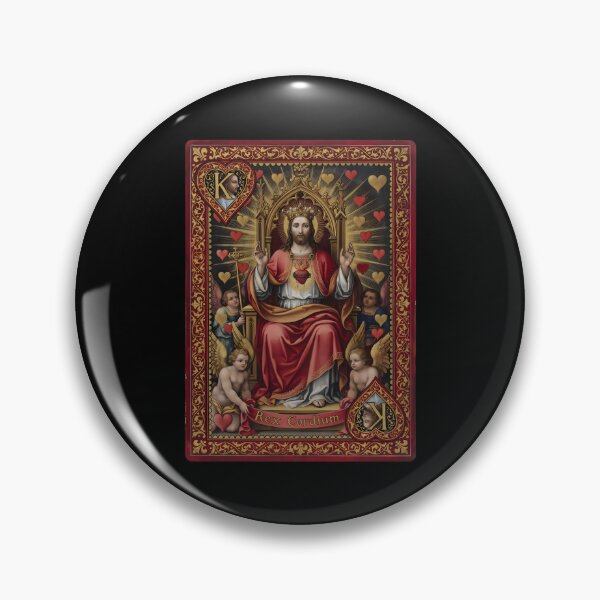 Item preview, Jesus King of Hearts Religious Playing Card Inspired Christian designed and sold by Redgiant87x.