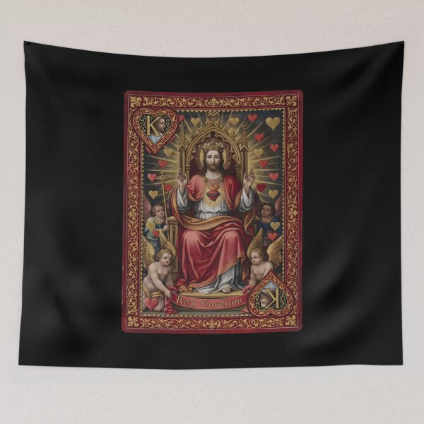Item preview, Jesus King of Hearts Religious Playing Card Inspired Christian designed and sold by Redgiant87x.
