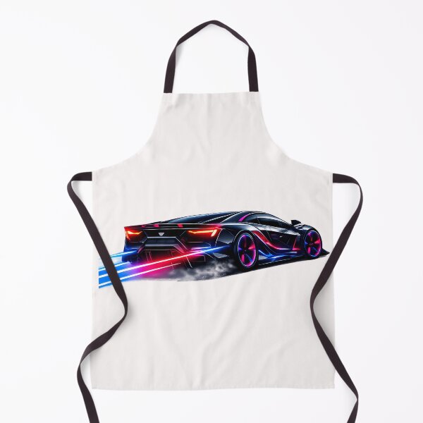 Item preview, Futuristic Neon Cyberpunk Car – Tokyo Night Drive designed and sold by miraldymelody.