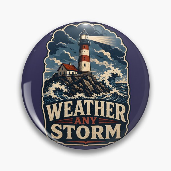 Item preview, Weather Any Storm Vintage Lighthouse designed and sold by Mr Lee.