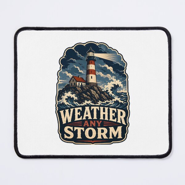 Item preview, Weather Any Storm Vintage Lighthouse designed and sold by Mr Lee.