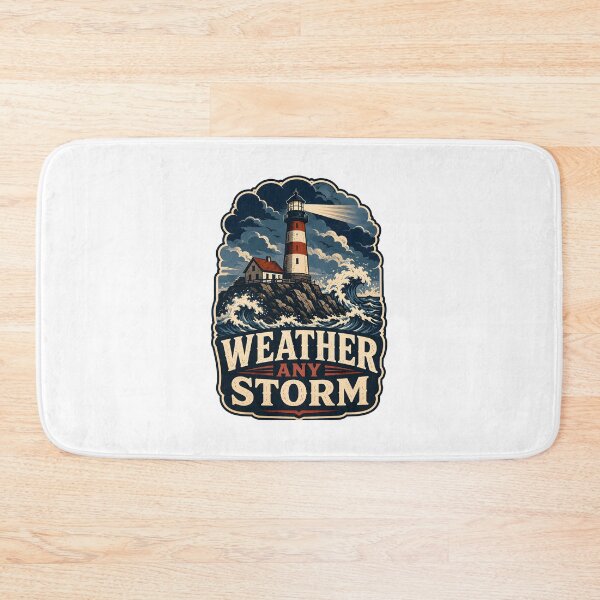 Item preview, Weather Any Storm Vintage Lighthouse designed and sold by Mr Lee.