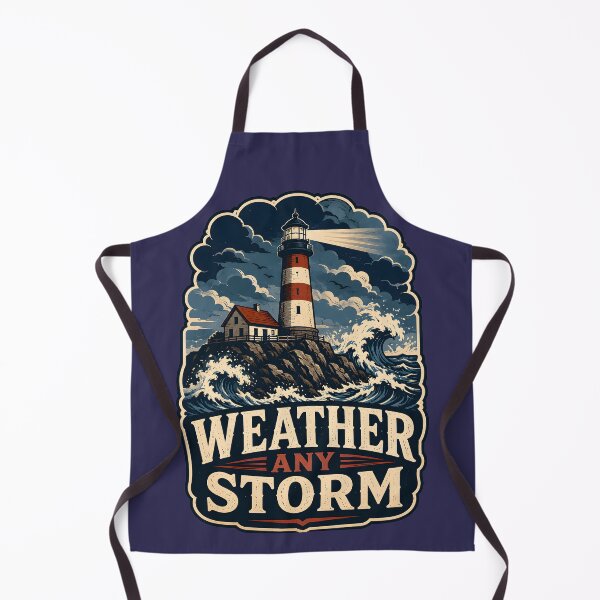 Item preview, Weather Any Storm Vintage Lighthouse designed and sold by Mr Lee.