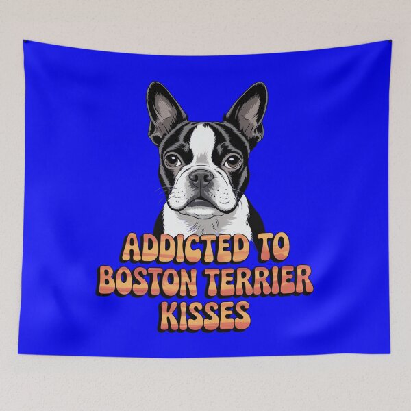 Item preview, Boston Terrier Dog Pet Owner Design Addicted To Boston Terrier Kisses designed and sold by fantasticdesign.